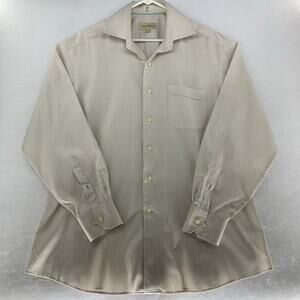 Tommy Bahama Striped Long Sleeve Button-Up Dress Shirt 16 1/2 34-35